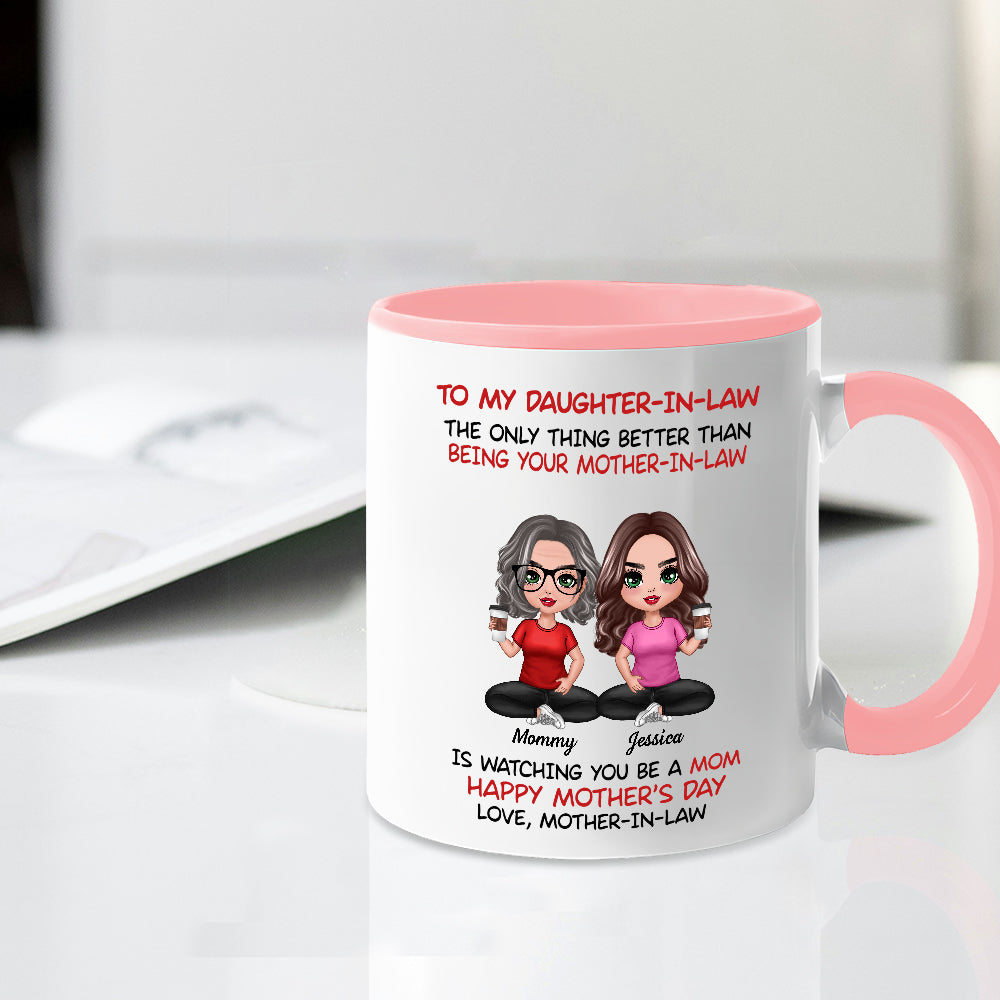 To My Daughter-In-Law Happy Mother’s Day Personalized Mug, Custom Keychain, Plaque & More, Heartfelt Gift from Mother-in-Law