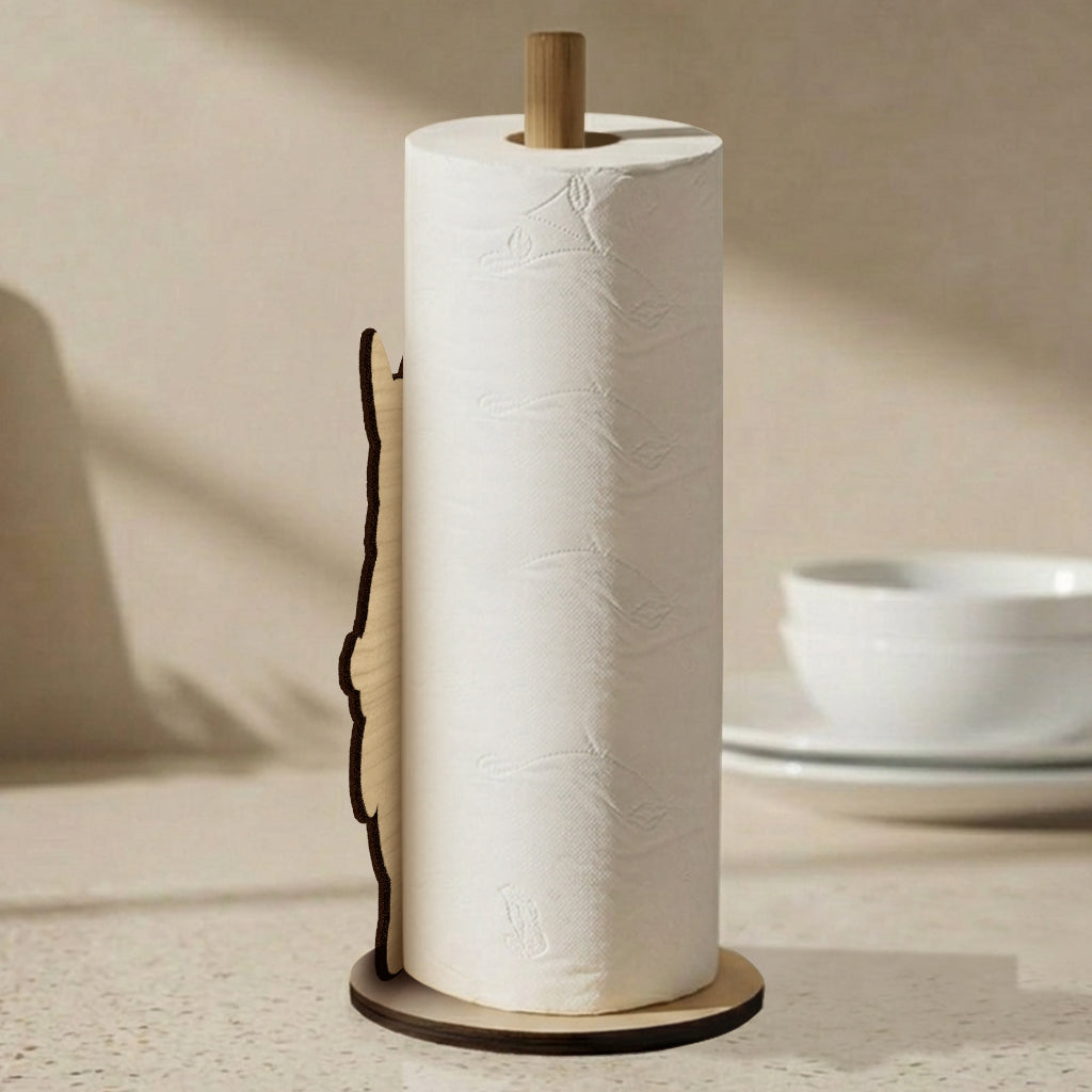 Let That Shit Go - Personalized Dog Paper Towel Stand