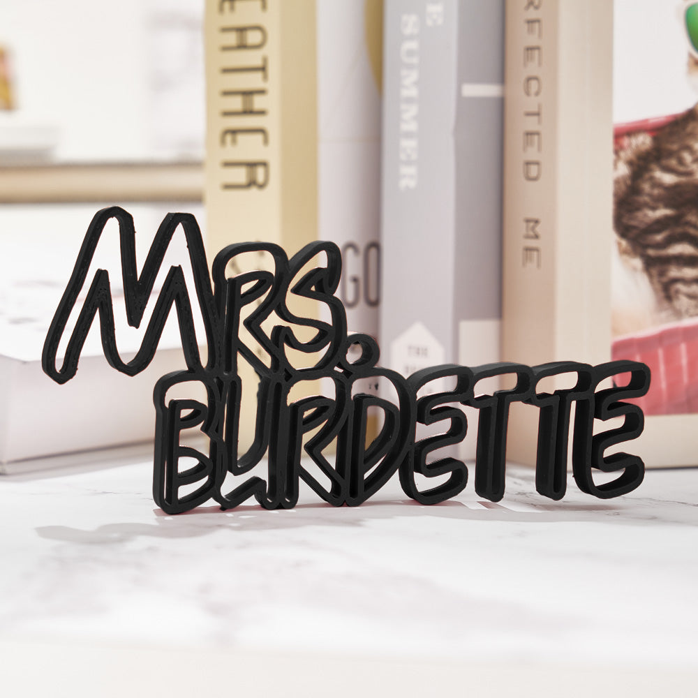 Any Name - Personalized Name Plaque