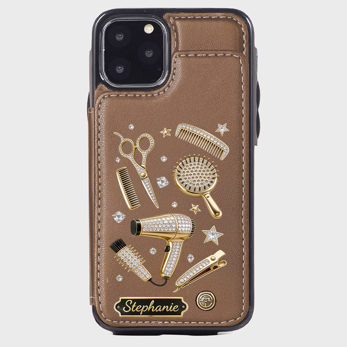 Hairdresser Scissors Salon Decor - Personalized Hairdresser Wallet Phone Case