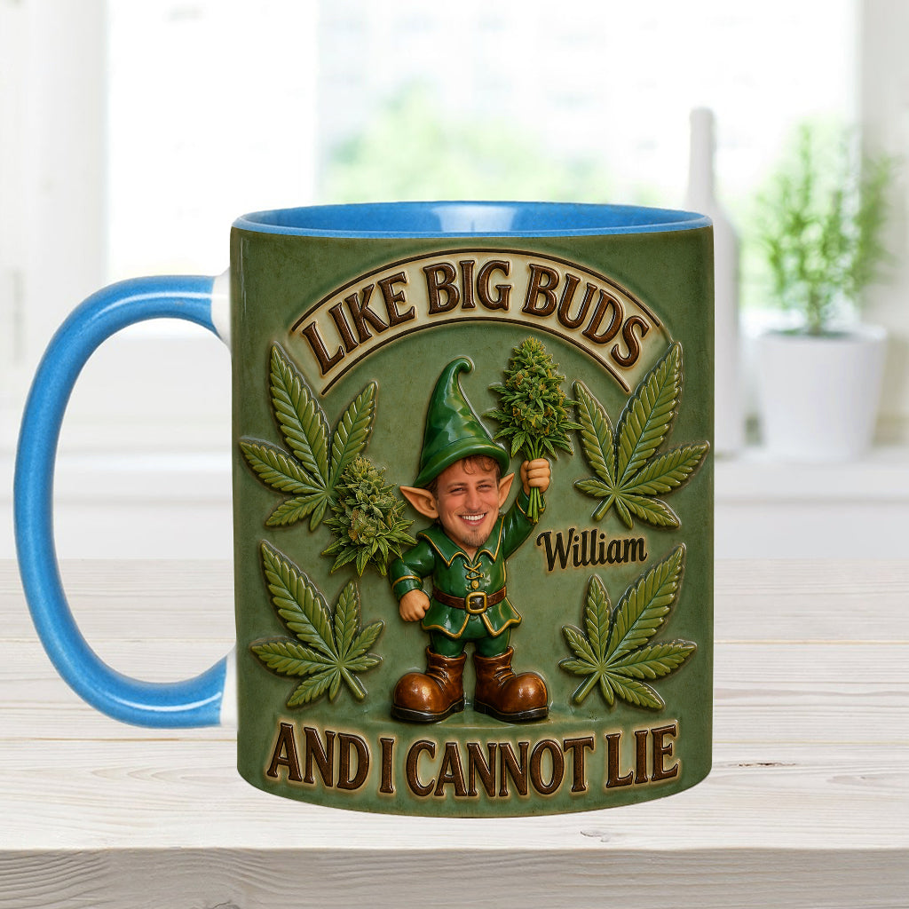 I Like Big Buds - Personalized Weed Accent Mug & Coaster