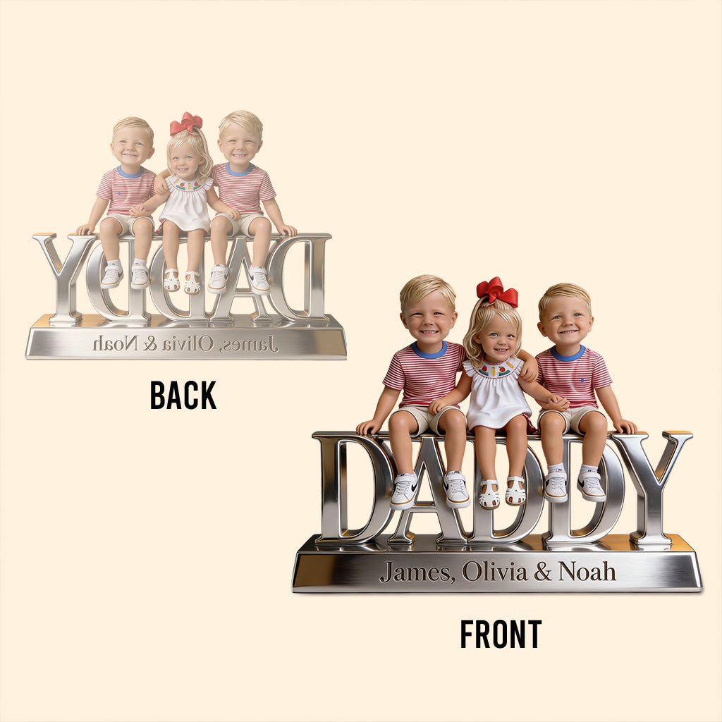 Custom Any Photo - Personalized Father Custom Shaped Acrylic Plaque