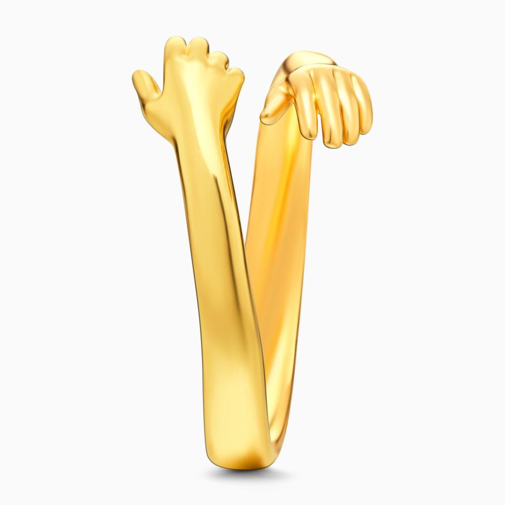 Engraved Hugging Hands - Personalized Engraved Hugging Hands