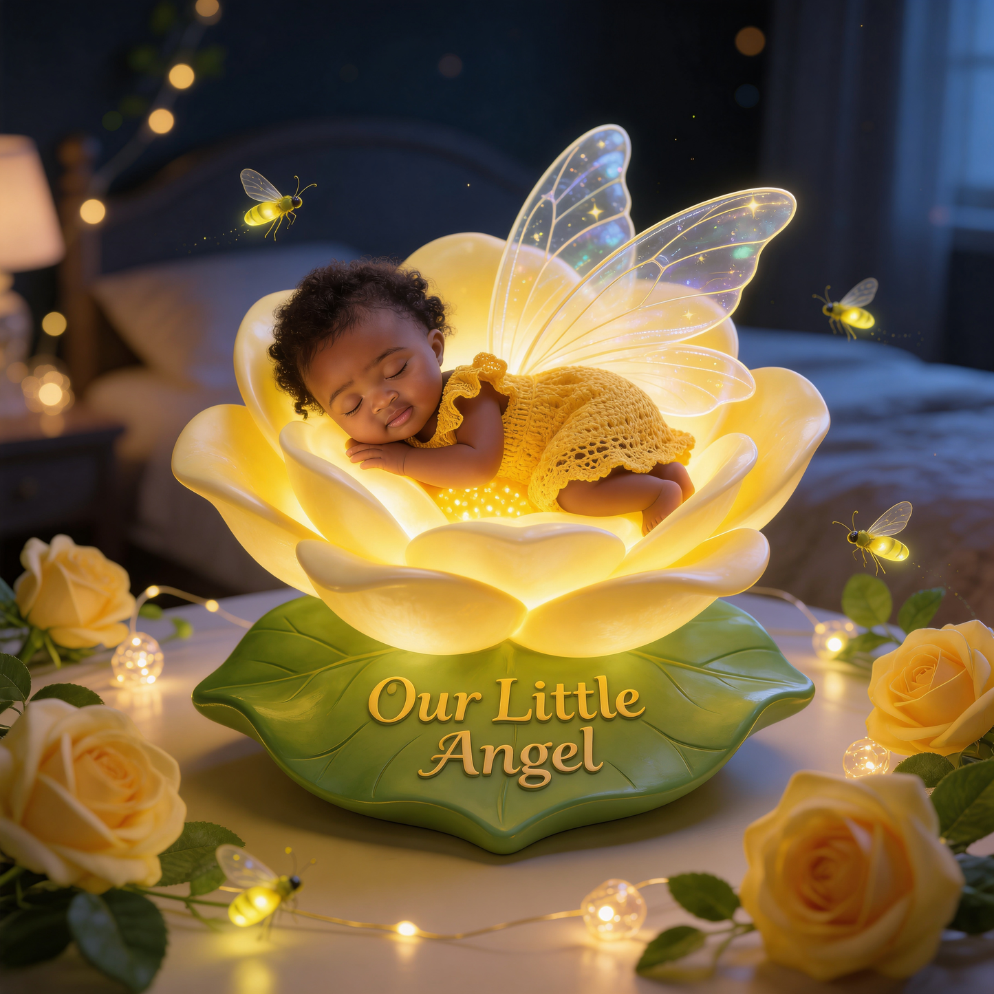 Gift for Your Little Angel - Personalized Kid Acrylic LED Night Light