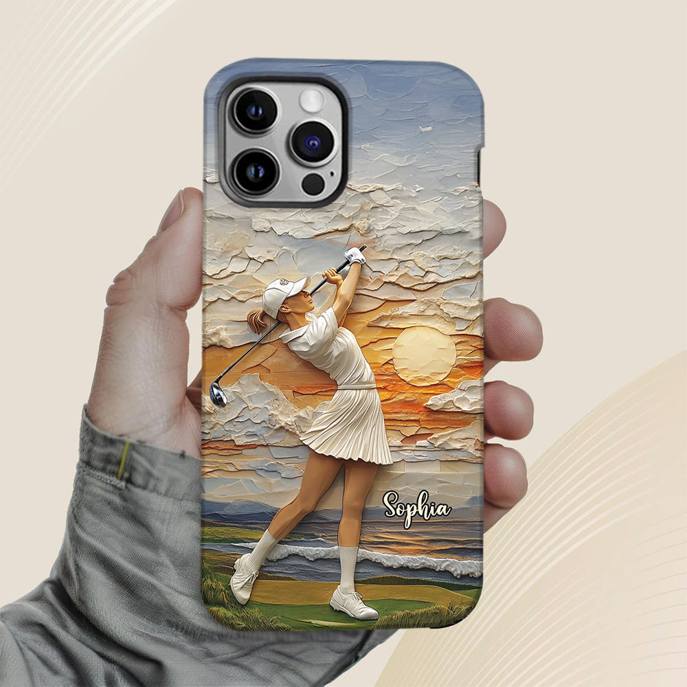 Golf Is My Life - Personalized Golf Full Print Phone Case