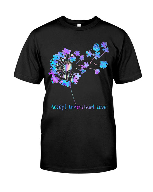 Accept Understand Love - Autism Awareness T-shirt and Hoodie 0520