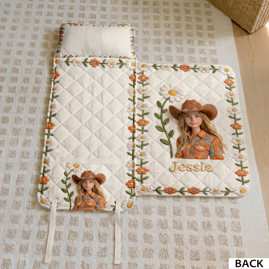 Any Flower, Custom From Photo - Personalized Daughter Nap Mat