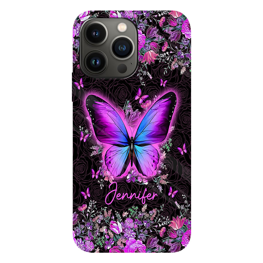 Love Butterflies - Personalized Butterfly Full Print Phone Case