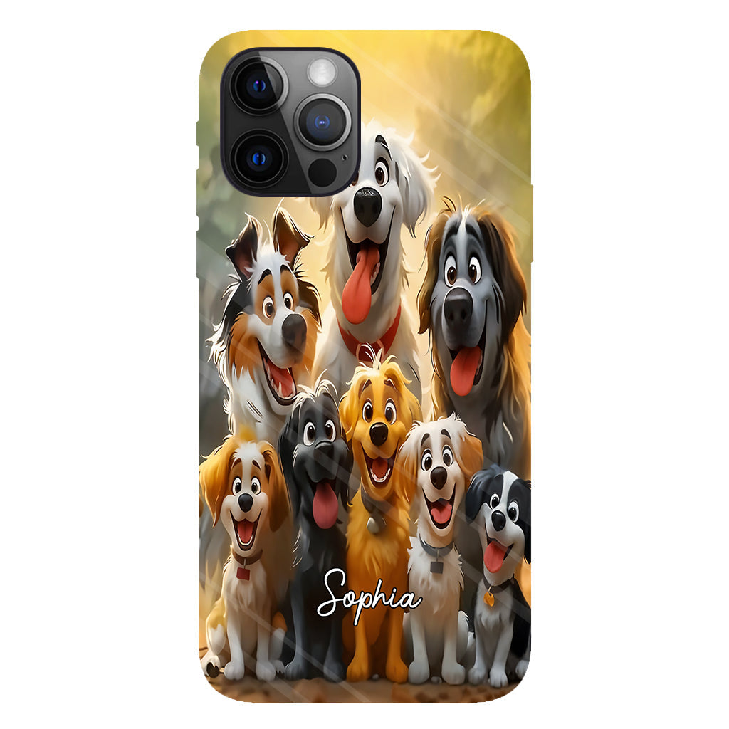 Just A Girl Who Loves Dogs - Personalized Dog Full Print Phone Case