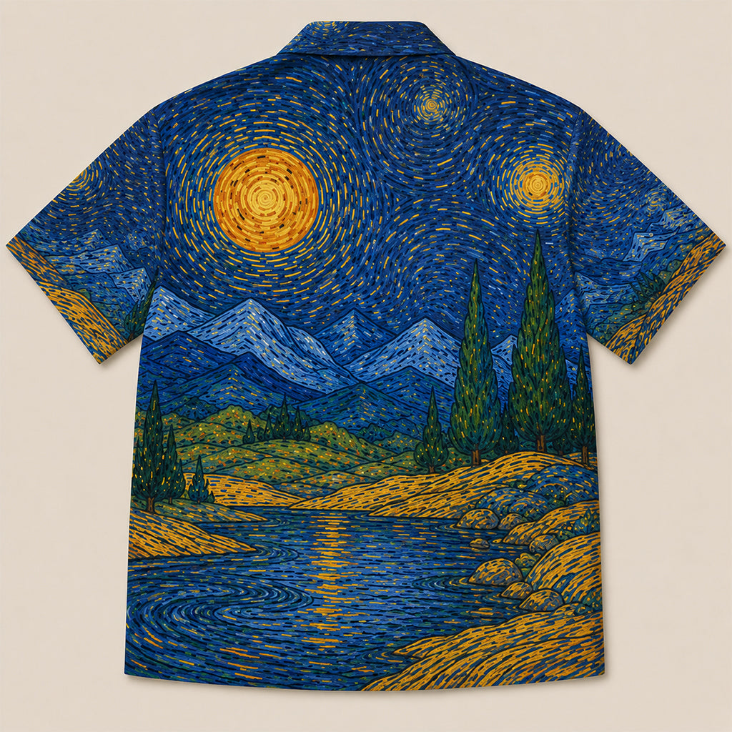 Gogh Fishing - Personalized Fishing Hawaiian Shirt