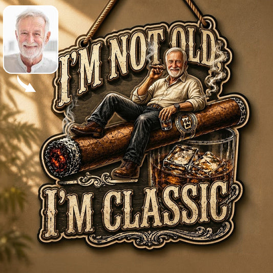 I'll Be in the Backyard - Personalized Whisky Custom Shaped Wood Sign