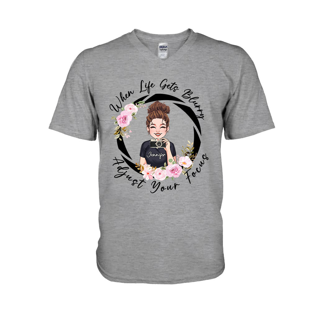 Adjust Your Focus - Personalized Photography T-shirt and Hoodie