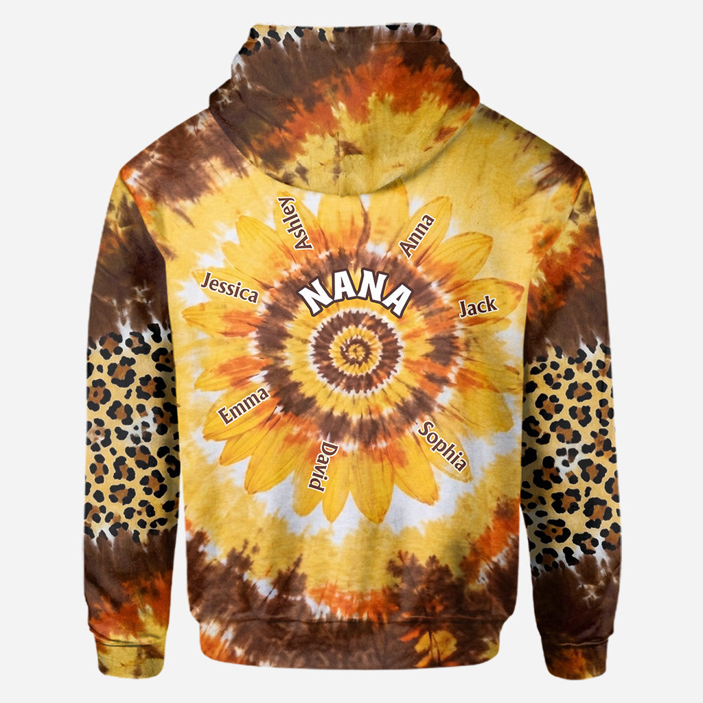 Grandms's Little Sunflower - Personalized Grandma All Over Shirt