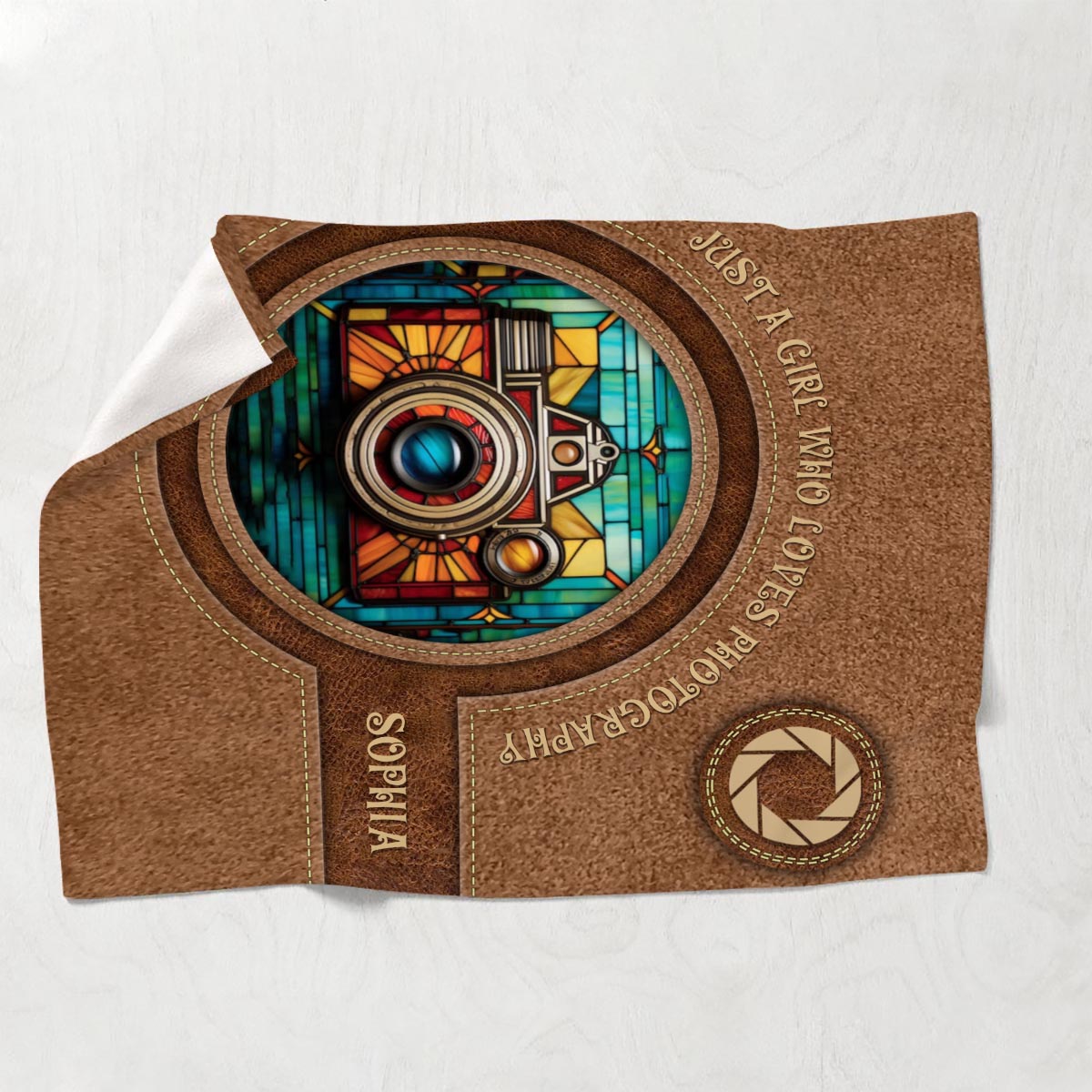 Just A Girl Who Loves Photography - Personalized Photography Blanket