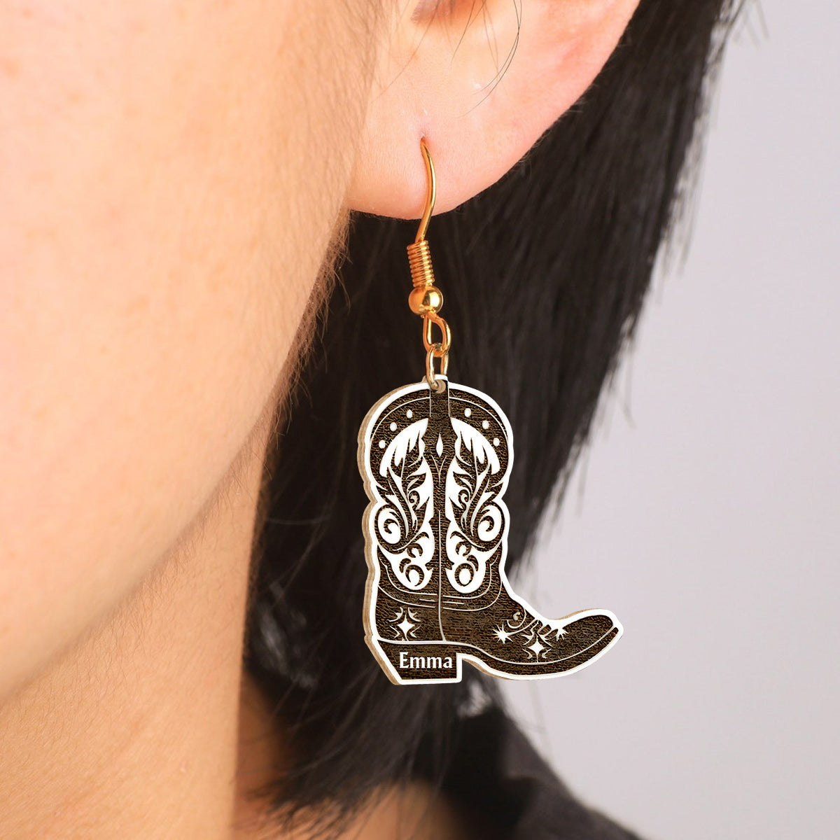 Horse Girl - Personalized Horse Wooden Earrings