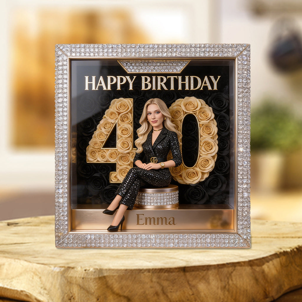 Custom Any Photo - Personalized Birthday Custom Shaped Acrylic Plaque