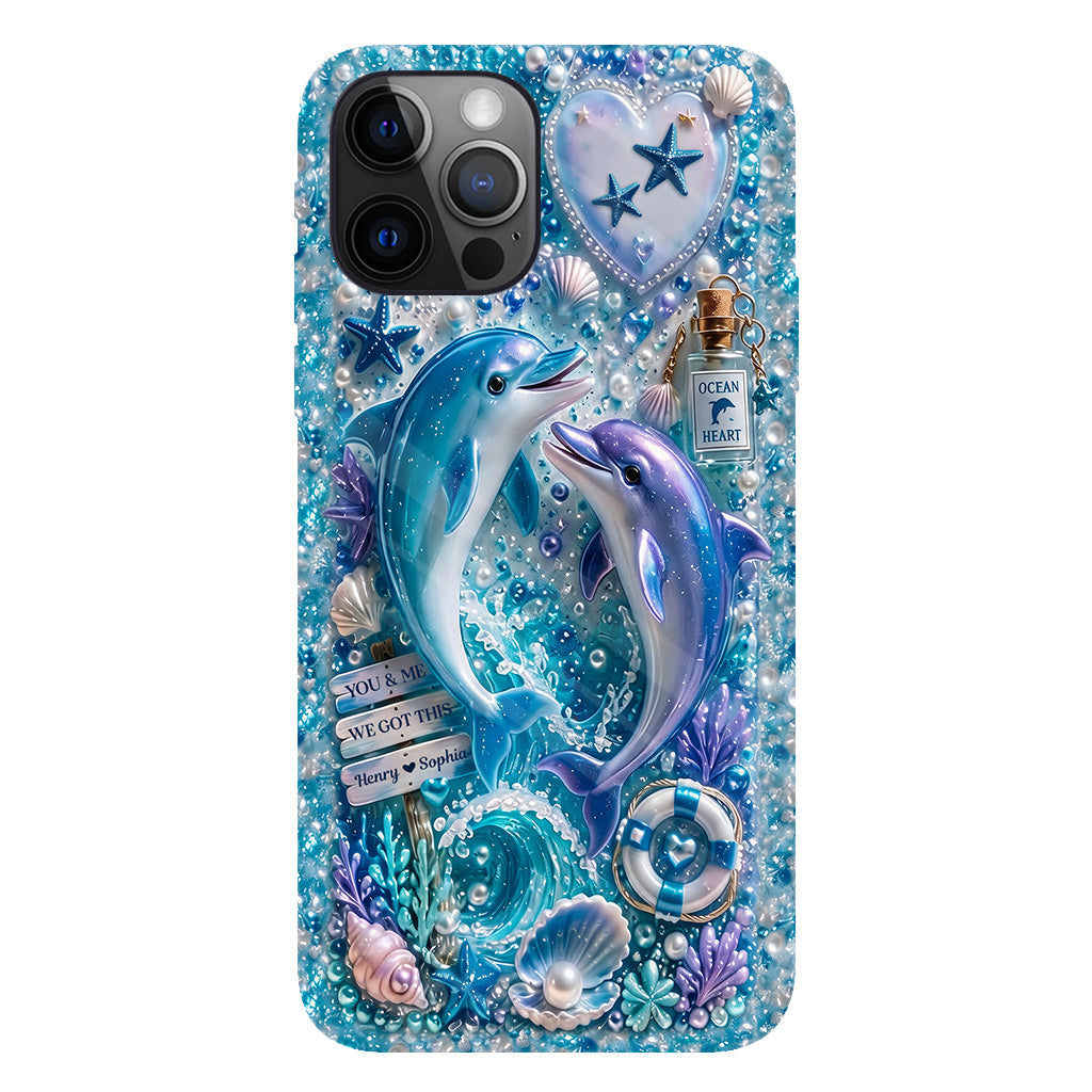 I'm Yours - Personalized Dolphin Full Print Phone Case