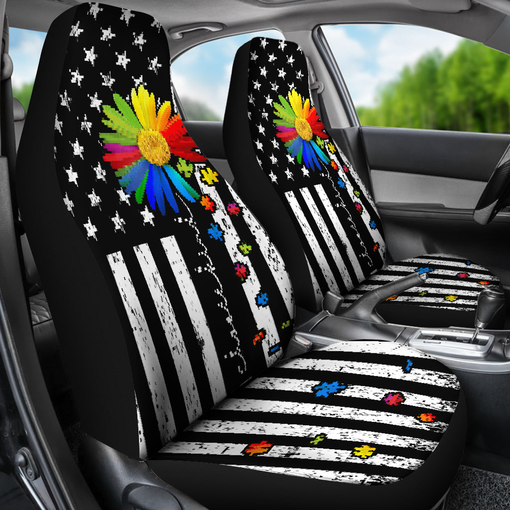 Choose Kind Autism Awareness Seat Covers 0622