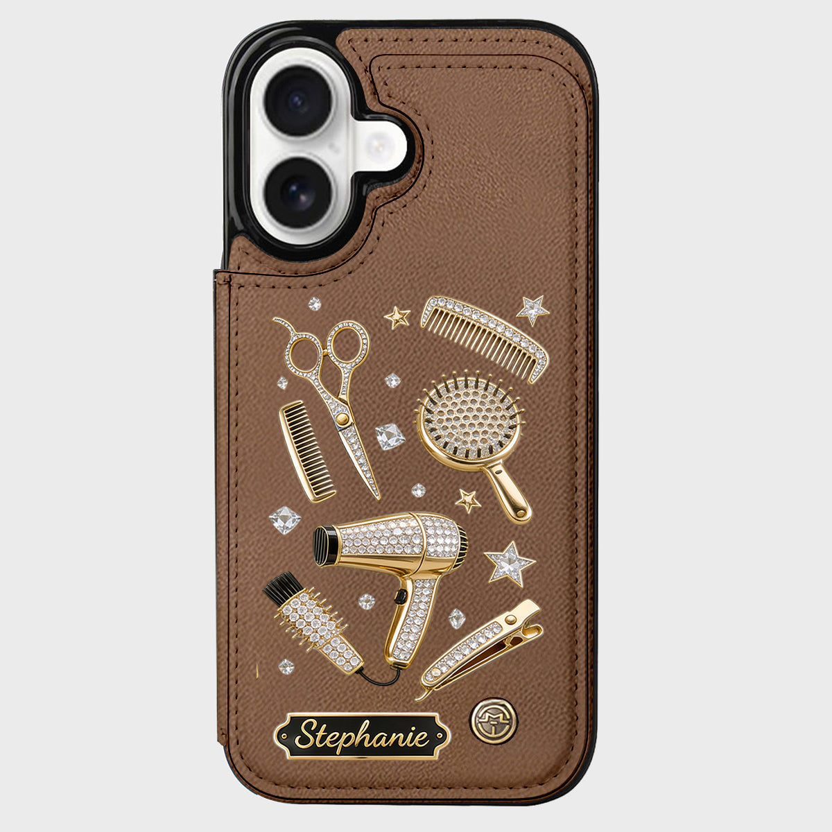 Hairdresser Scissors Salon Decor - Personalized Hairdresser Wallet Phone Case