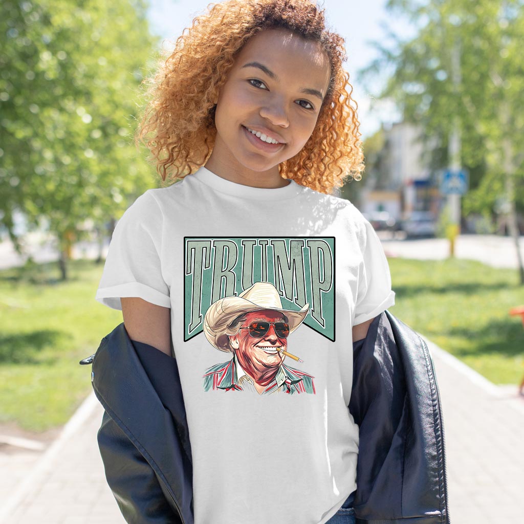 Cowboy Western Make America Great Donald Daddy Shirt, Trump President Shirt, Donald Trump Funny Shirt, Trump 2024 Tee, Republican Gifts