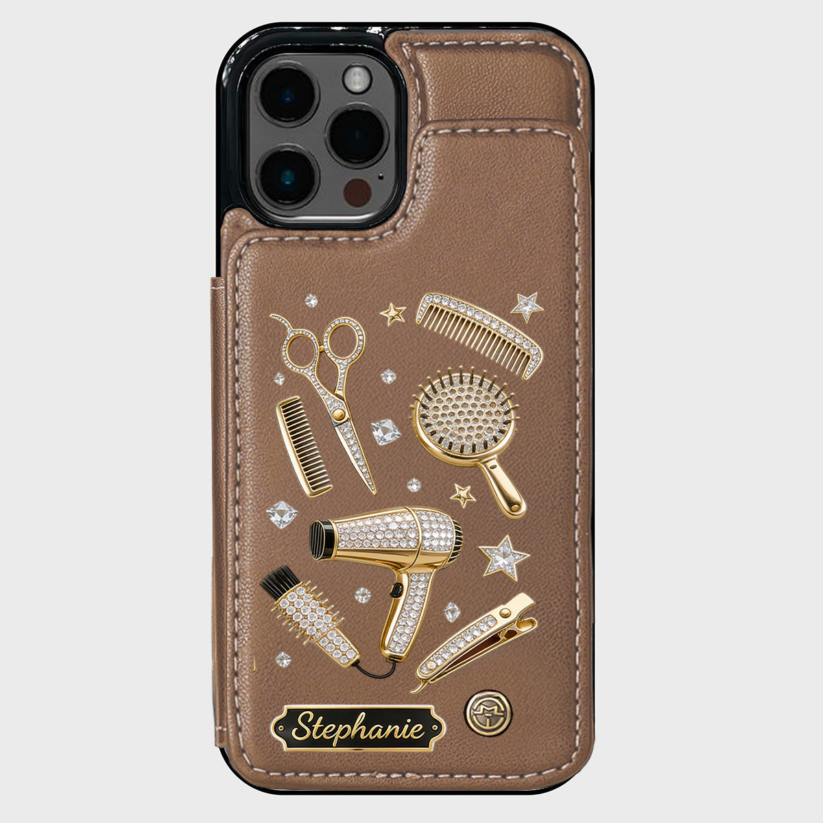 Hairdresser Scissors Salon Decor - Personalized Hairdresser Wallet Phone Case