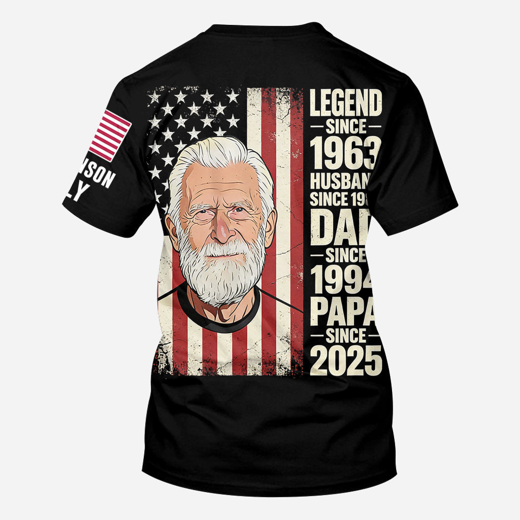 Legend - Personalized Grandpa All Over Shirt