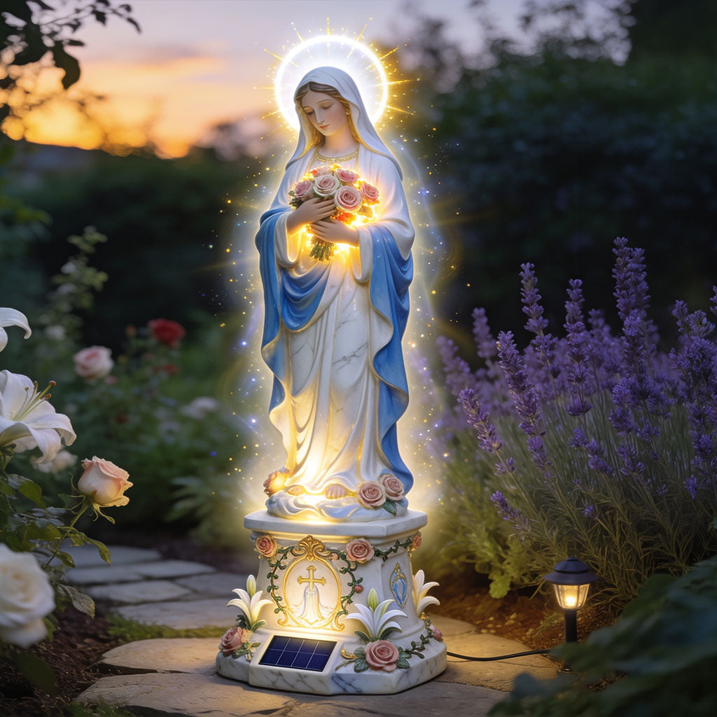 Heavenly Blessings Solar Garden Lights - Personalized Christian Solar Acrylic Light