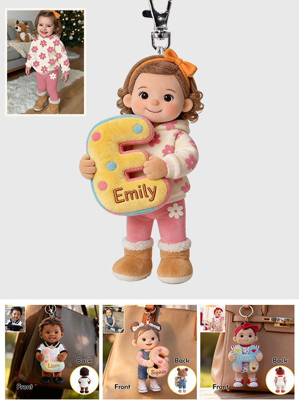 Custom Any Photo - Personalized Kid Plush Keychain