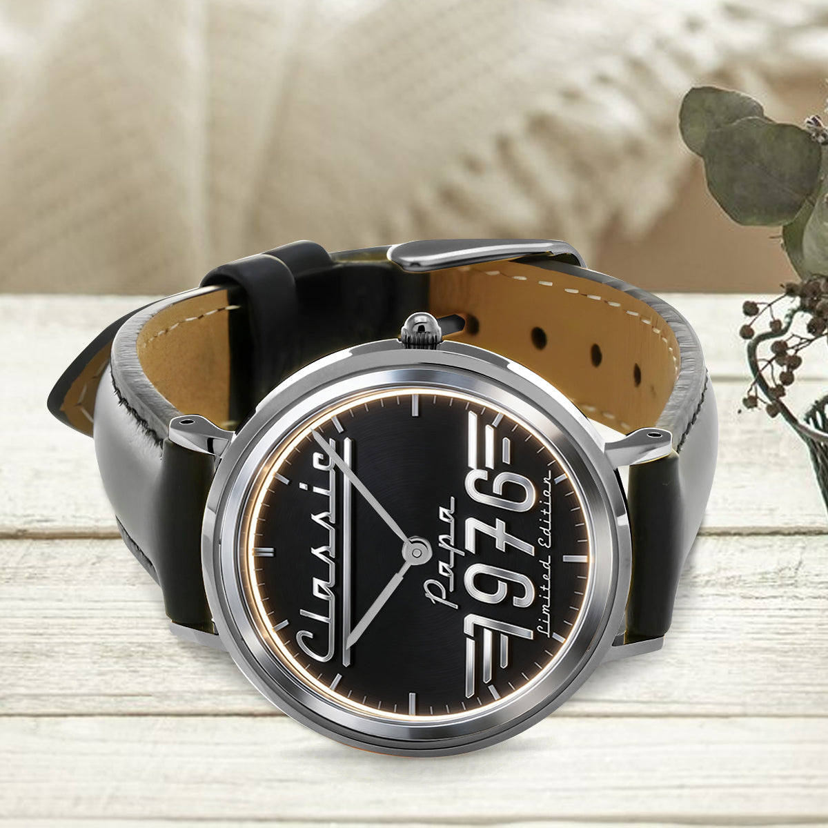 Classic - Personalized Father Hand Watch