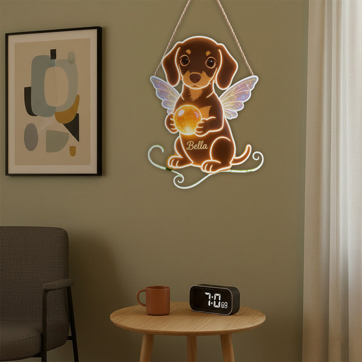Custom Any Pet Photo - Personalized Pet LED Light Acrylic Sign