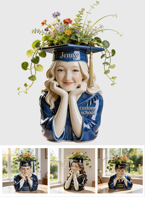 Class Of 2026 - Personalized Graduation Acrylic Pot