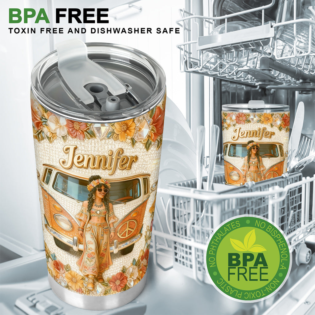Hippie Souls - Personalized Hippie Tumbler
