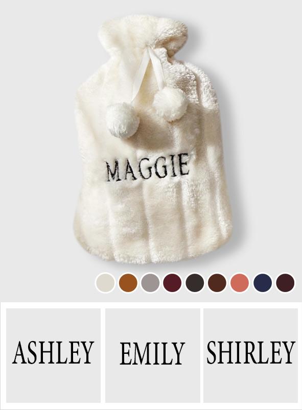 Name Embroidery - Personalized Hot Water Bags