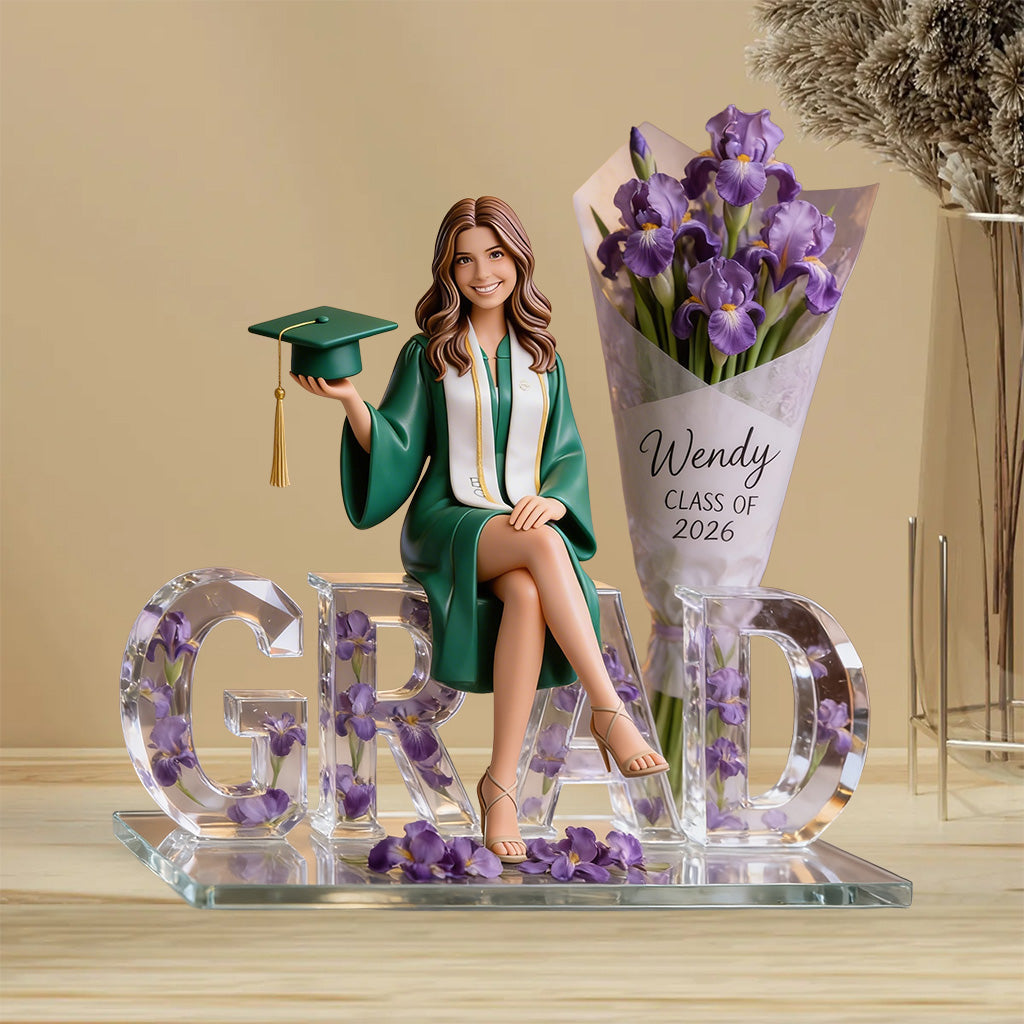 Custom Any Photo - Personalized Graduation Custom Shaped Acrylic Plaque