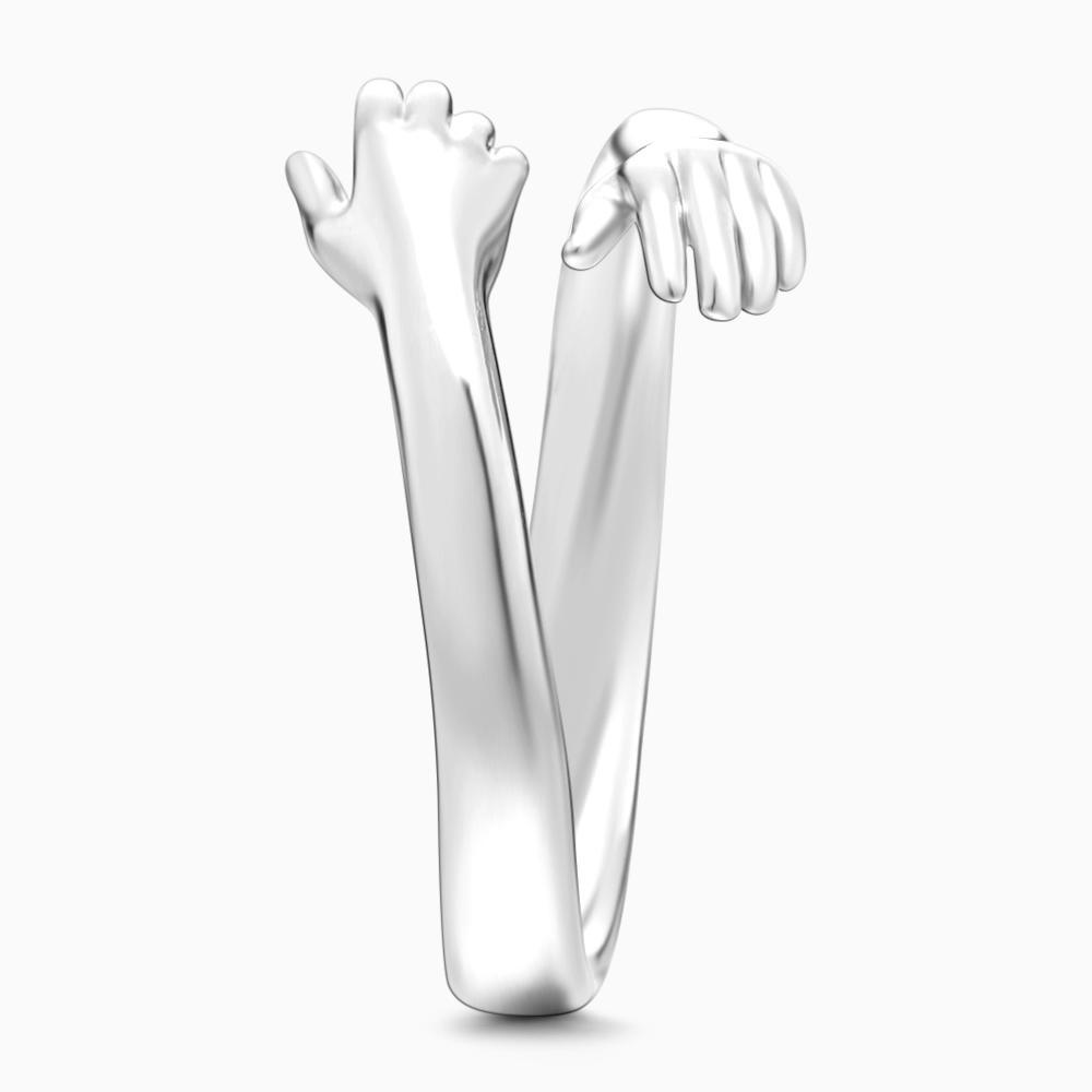 Engraved Hugging Hands - Personalized Engraved Hugging Hands
