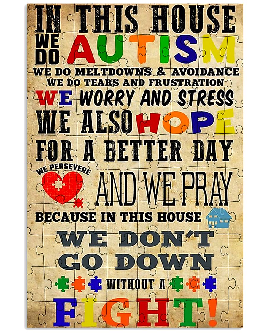 In This House - Autism Awareness Poster 0921