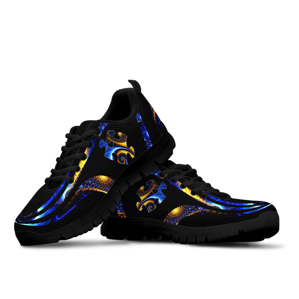 Light It Up Blue Autism Awareness Sneakers 0622