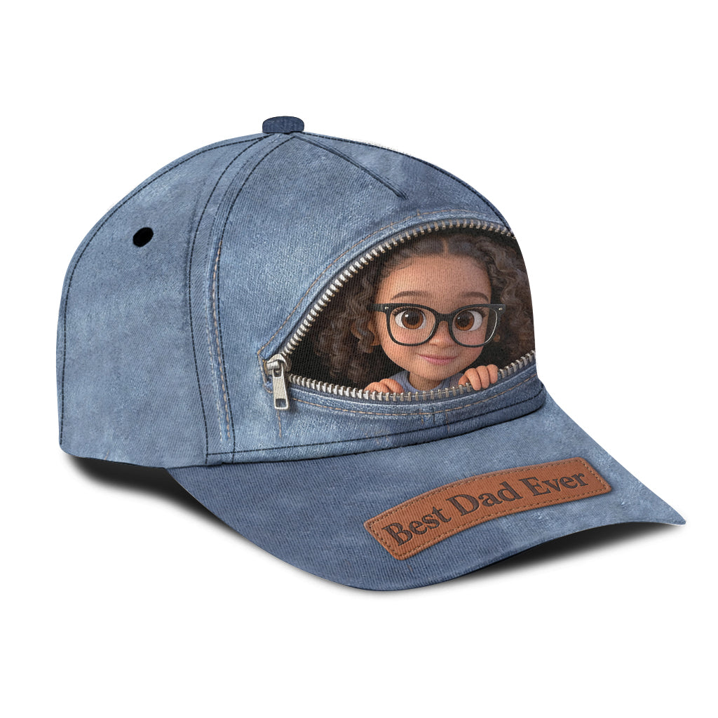 Custom Any Photo - Personalized Father Classic Cap