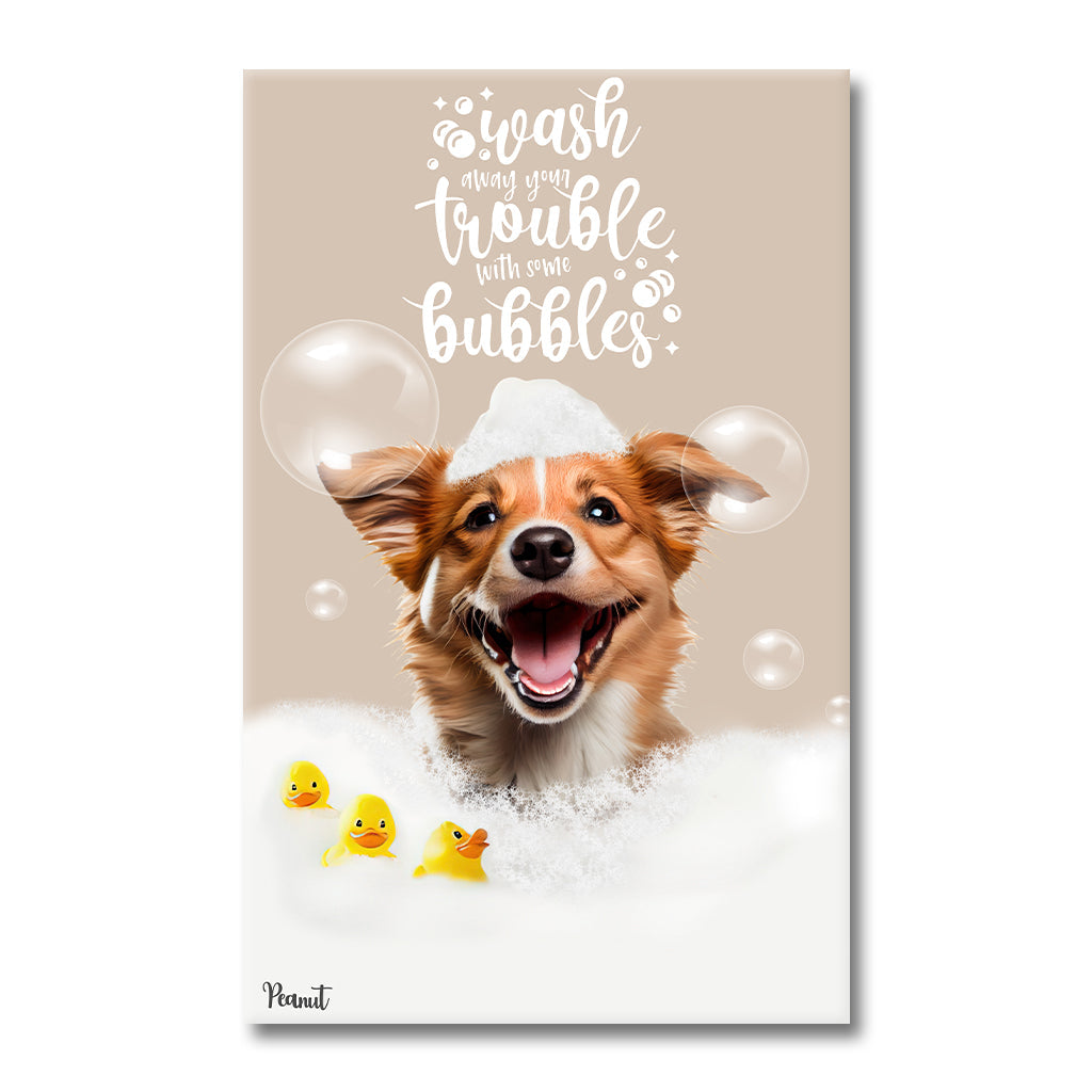 Hello Sweet Cheek - Personalized Dog Canvas And Poster