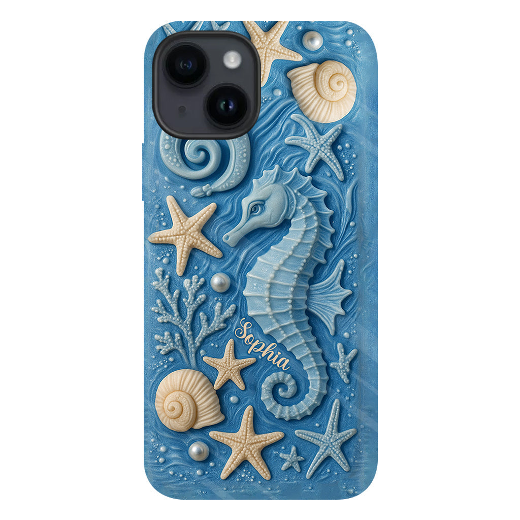 Just A Girl Who Loves Ocean - Personalized Sea Lover Full Print Phone Case