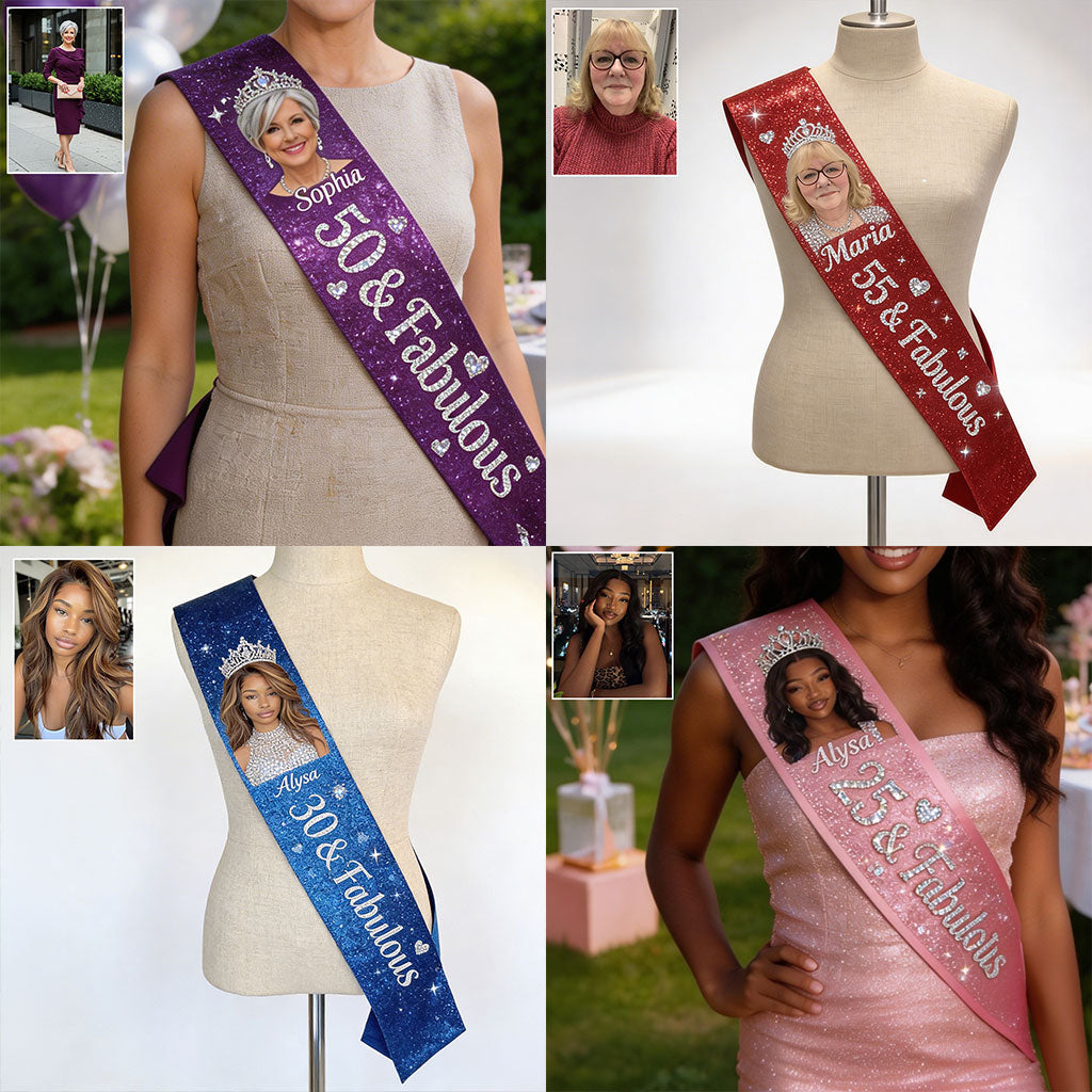 Birthday Girl/Boy Sash - Personalized Birthday Decorative Sash/ Ribbon