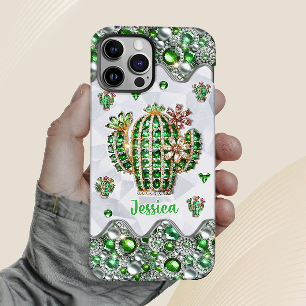 Love Cactus - Personalized Cactus Full Print Phone Case