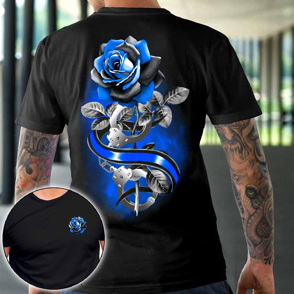 Blue Rose - Police Officer T-shirt And Hoodie 062021