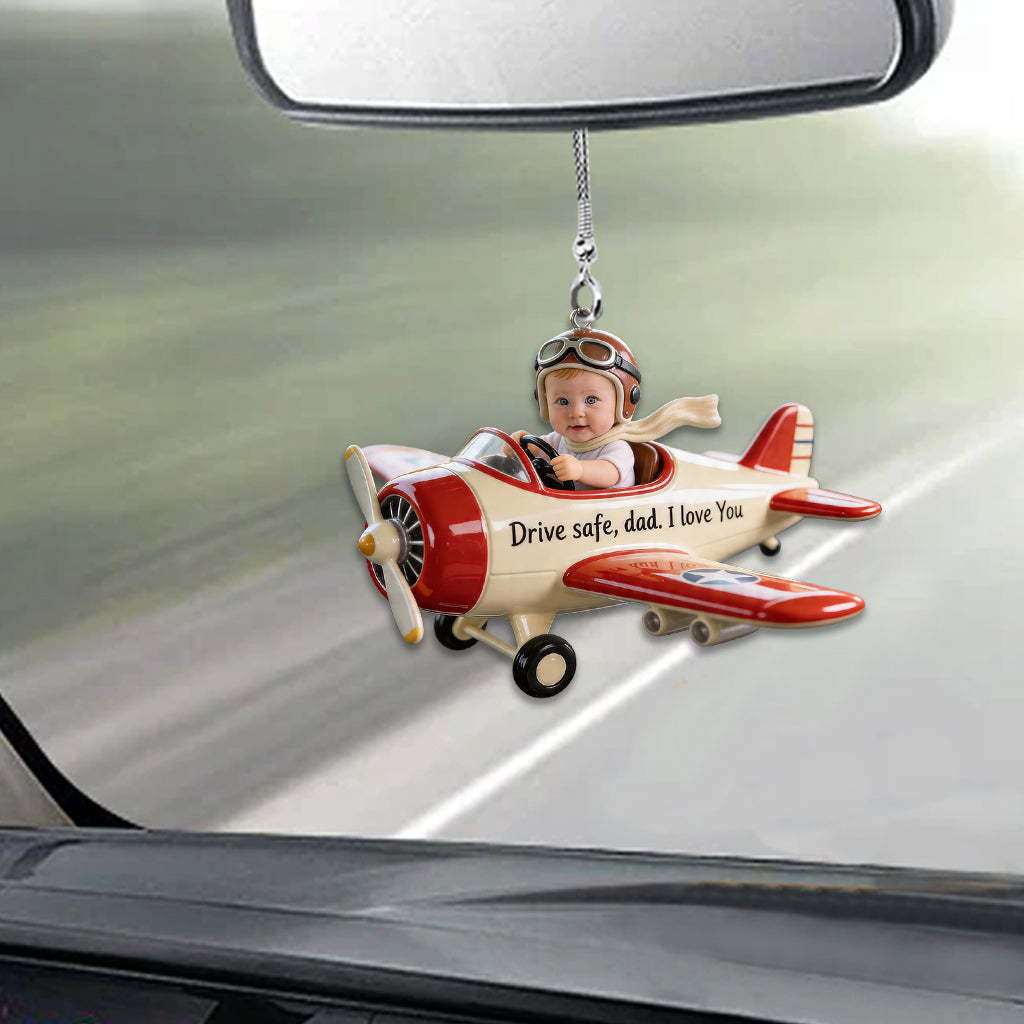Father Gift Idea, Mom Gift Idea - Personalized Father Car Ornament