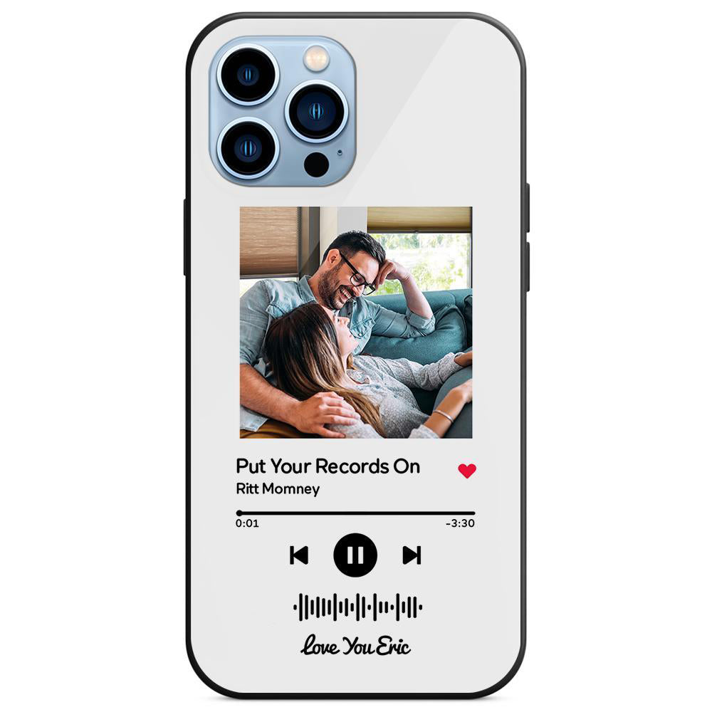 Music Code Song Photo Custom - Personalized Music Code Phone Case