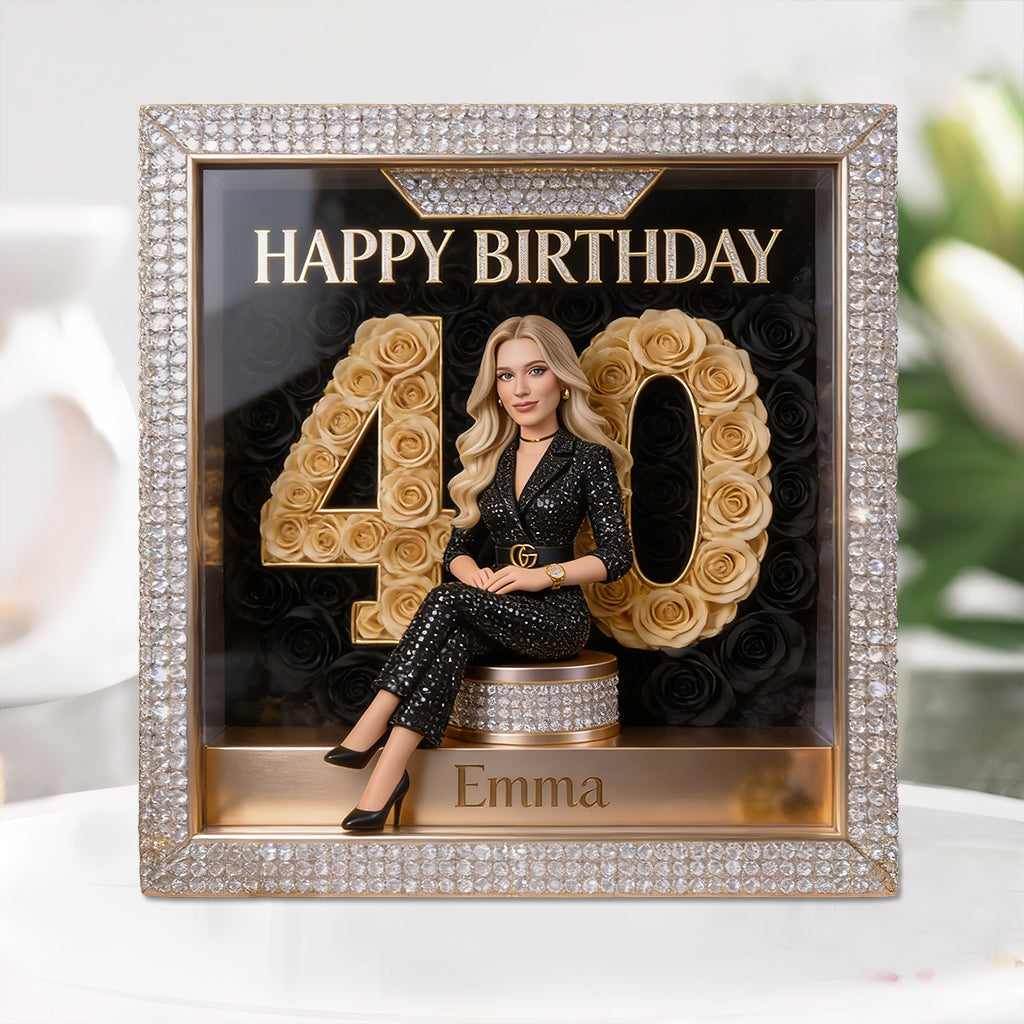 Custom Any Photo - Personalized Birthday Custom Shaped Acrylic Plaque
