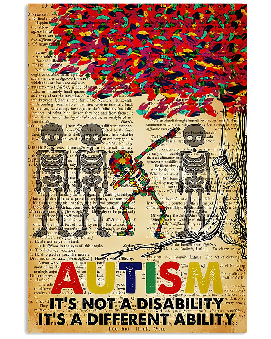 Autism It'S A Different Ability - Autism Awareness Poster 0921