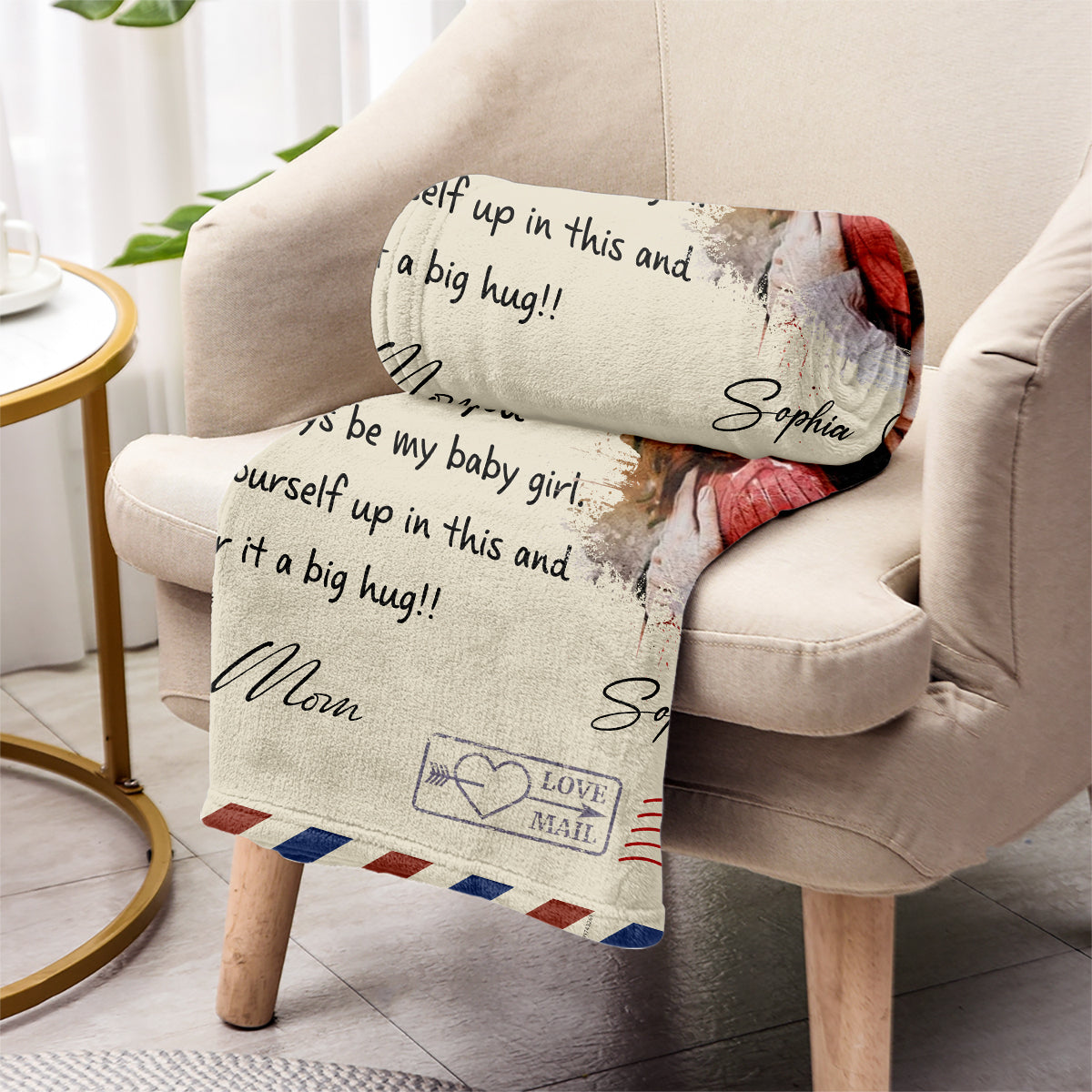 I Am Always With You - Personalized Daughter Blanket