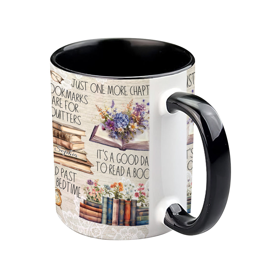 Just One More Chapter - Personalized Book Accent Mug
