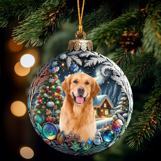 Custom Pet Photo Ornament - Cherish Your Furry Friend Forever